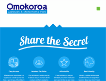 Tablet Screenshot of omokoroamotorpark.co.nz